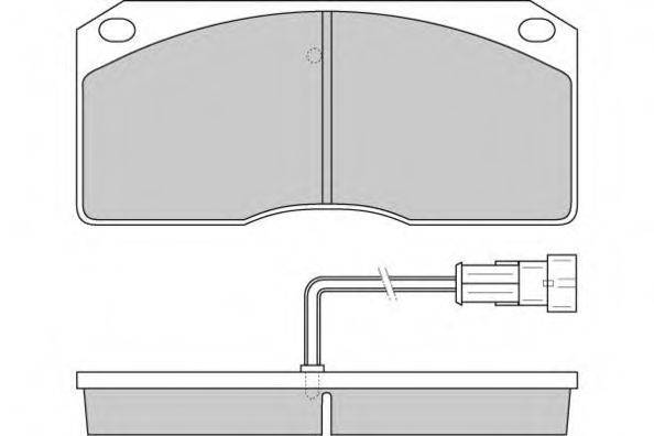 E.T.F. 29039 Комплект гальмівних колодок, дискове гальмо