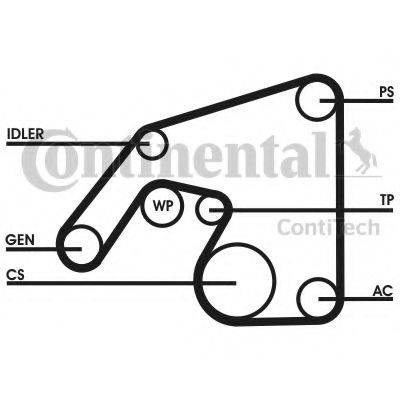 CONTITECH 6PK2390D1