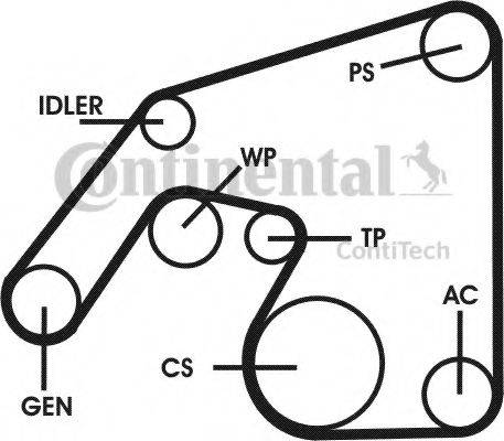 CONTITECH 6PK2271D2