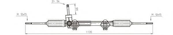 SPIDAN 52022 Рульовий механізм