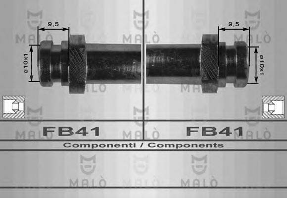 BENDIX 19025913 Гальмівний шланг