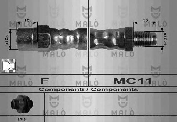 BENDIX 19018521 Гальмівний шланг