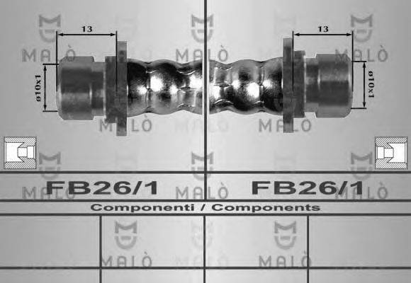 BENDIX 19032513 Гальмівний шланг