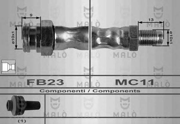 MALO 8375 Гальмівний шланг
