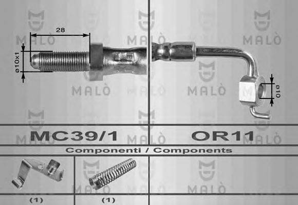 MALO 8558 Гальмівний шланг