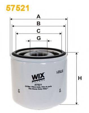 WIX FILTERS 57521 Масляний фільтр