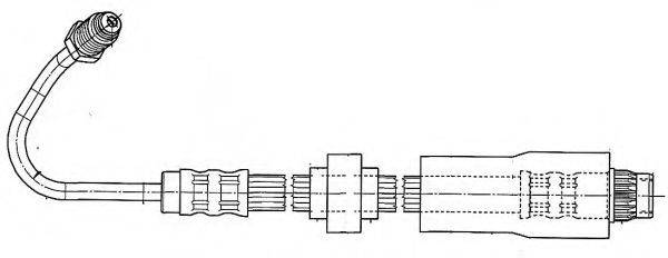 CEF 512209 Гальмівний шланг