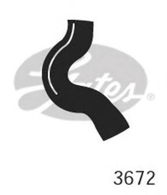 GATES 3672 Шланг радіатора