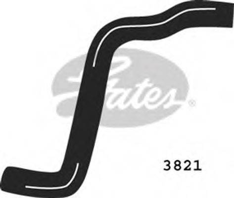 GATES 3821 Шланг радіатора