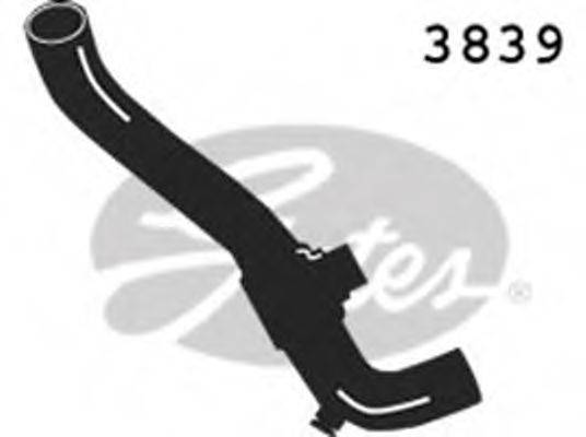 GATES 3839 Шланг радіатора