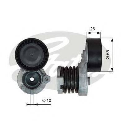 AUTEX 655100 Натяжна планка, полікліновий ремінь