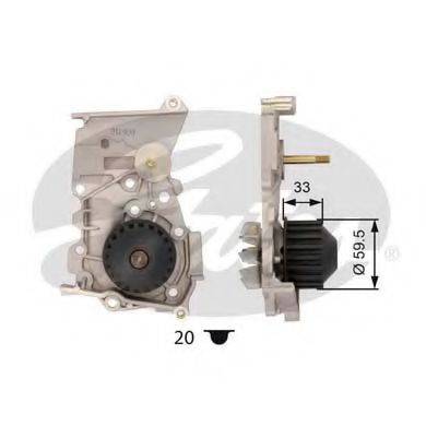 GATES WP0016 Водяний насос