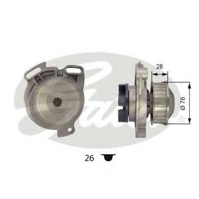 GATES WP0020 Водяний насос