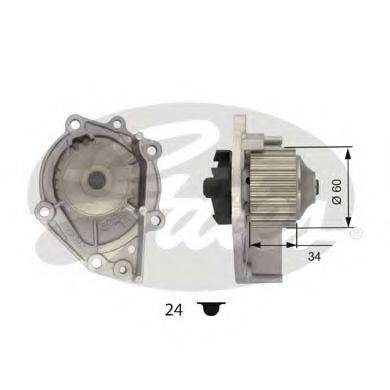 GATES WP0045 Водяний насос