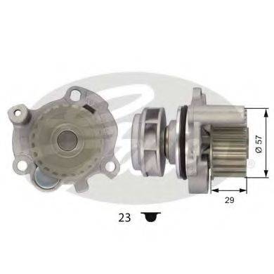 GATES WP0052 Водяний насос