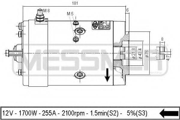 MESSMER 230036 Електродвигун