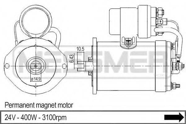MESSMER 230050 Електродвигун