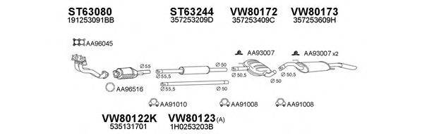 VENEPORTE 800151 Система випуску ОГ