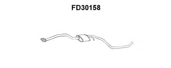 FORD 1019440 Передглушувач вихлопних газів