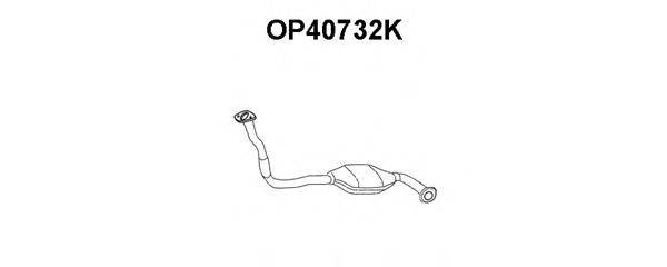 OPEL 854437 Каталізатор