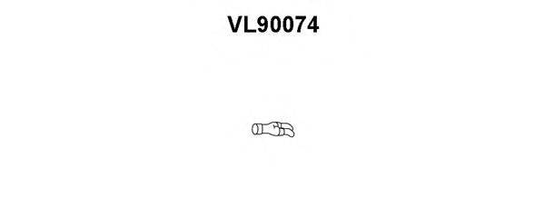 WALKER 09196 Труба вихлопного газу