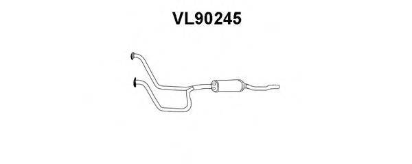 VOLVO 464590 Передглушувач вихлопних газів