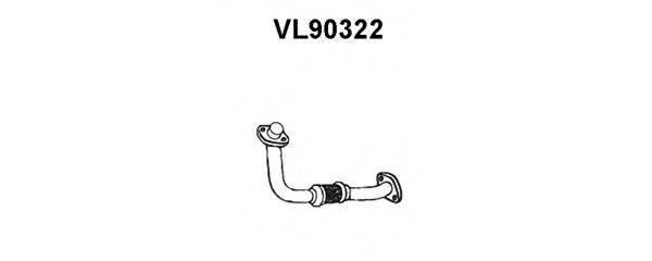 VOLVO 3475884 Труба вихлопного газу