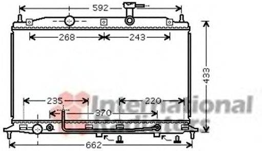 GERI 33081 Радіатор, охолодження двигуна