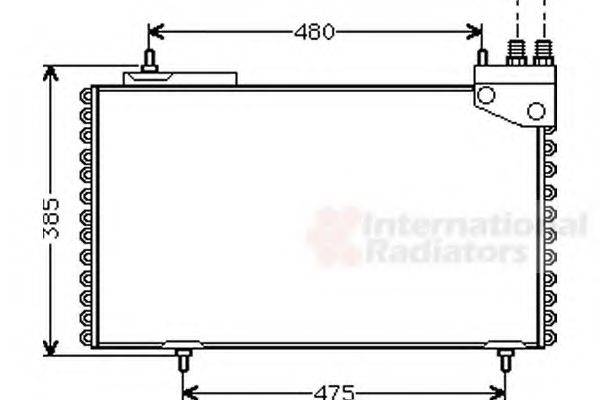 NRF 35141 Конденсатор, кондиціонер