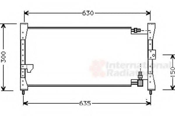 PAPE 103021 Конденсатор, кондиціонер