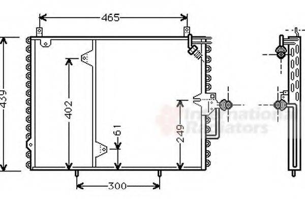 NRF 35013 Конденсатор, кондиціонер