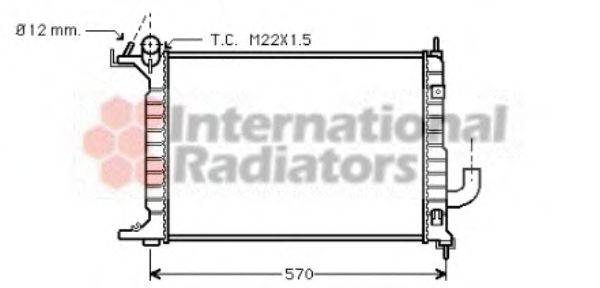 VALEO 730151 Радіатор, охолодження двигуна