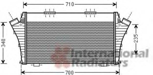 HELLA 8ML376700021 Інтеркулер