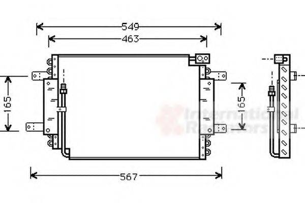 NRF 35101 Конденсатор, кондиціонер