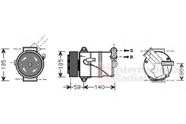 VAN WEZEL 3700K437