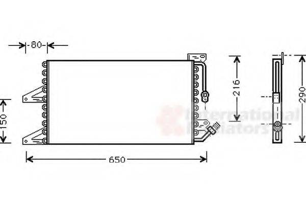 PAPE 83030 Конденсатор, кондиціонер