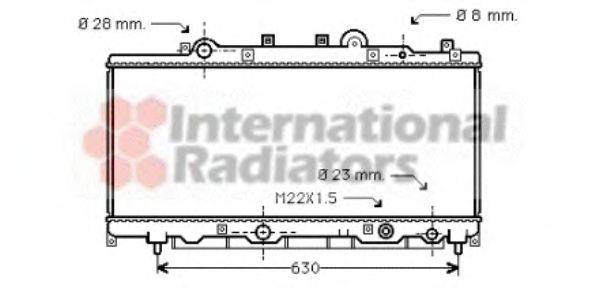 GERI 22923 Радіатор, охолодження двигуна