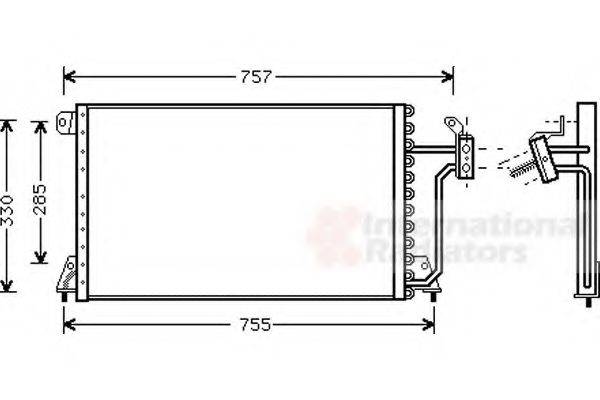 NRF 35187 Конденсатор, кондиціонер