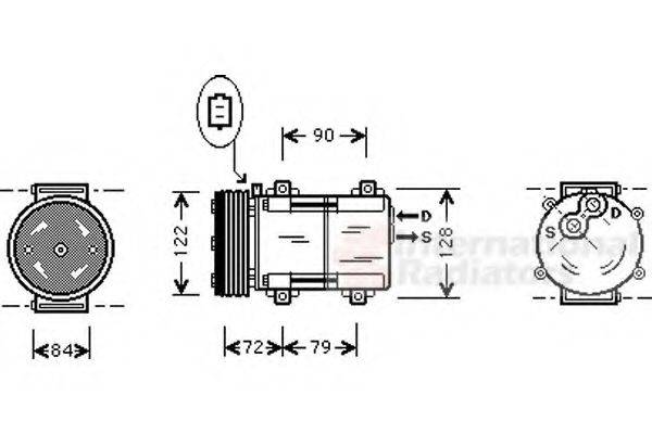 MAZDA EC01-61-45Z Компресор, кондиціонер