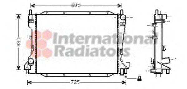 KUHLER SCHNEIDER 2700201 Радіатор, охолодження двигуна