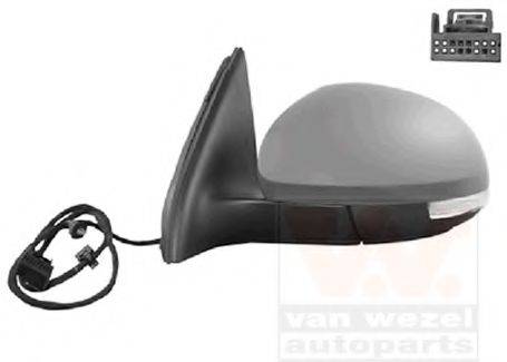 VW 5N0 857 521 Дзеркальне скло, зовнішнє дзеркало