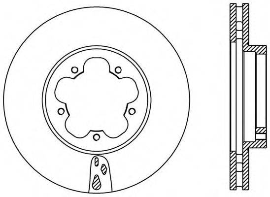 MAGNETI MARELLI DF1053 гальмівний диск