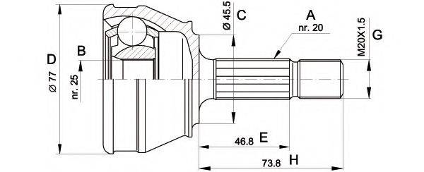 OPEN PARTS CVJ5031.10