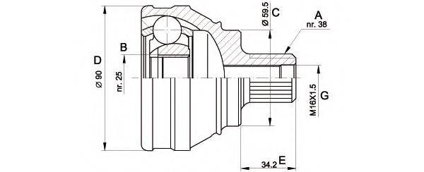 OPEN PARTS CVJ5117.10