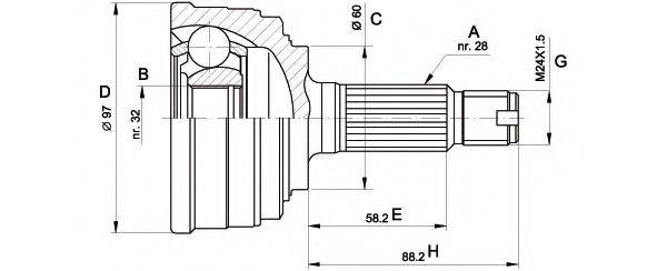 OPEN PARTS CVJ5129.10