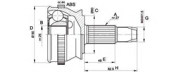 OPEN PARTS CVJ5155.10