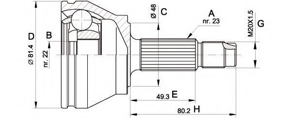 OPEN PARTS CVJ5156.10