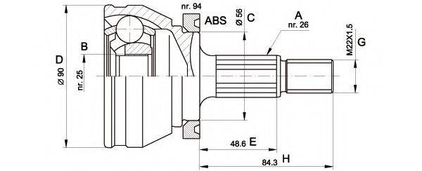 OPEN PARTS CVJ5170.10