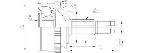 OPEN PARTS CVJ5186.10