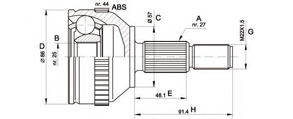 OPEN PARTS CVJ5200.10